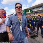 'Unnecessary, but nice of him': Martin Brundle reveals Hollywood superstar Brad Pitt contacted him to explain why he SNUBBED the F1 legend during his renowned grid walk at the United States Grand Prix