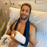 star Daniel Ricciardo shows off gruesome scar after having surgery on broken hand