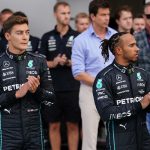 Lewis Hamilton and George Russell strip for ice bath but fans spot bizarre detail about F1 star’s tub