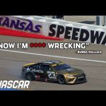 'Now I'm [expletive] wrecking' | NASCAR Race Hub's RADIOACTIVE from Kansas