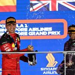 Carlos Sainz ended Max Verstappen’s winning run at the Singapore GP