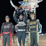 Chelby Hinton Captures Checkers in Micro Mania KKM Challenge Championship Night Win with POWRi Outlaw Micros