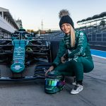 Meet Aston Martin’s Jessica Hawkins who’s the first woman to test a F1 car in five years and was James Bond stunt driver