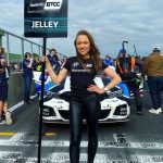 Sophie Wright is a grid girl in the British Touring Car Championship for West Surrey Racing