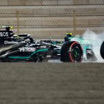 Lewis Hamilton crashed out of the Qatar GP