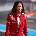 Image caption, Chloe will be competing in three races across Saturday and Sunday in the final weekend of the F1 Academy