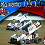POWRi 410 BOSS Salute to Service Approaches at Tri-State Speedway on November 10-11