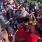 A crazed fan who attacked other supporters at the Mexican Grand Prix has reportedly been banned for life