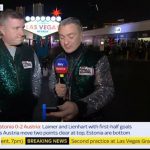 David Croft, left, and Craig Slater, right, wore daring jackets live on Sky