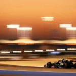 Lewis Hamilton driving in Bahrain last season