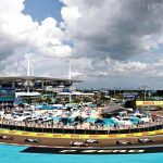 A general view of the Miami Grand Prix in 2022