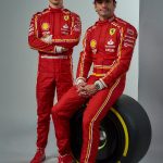 Charles Leclerc (left) and Carlos Sainz will race as team-mates for the last season before Lewis Hamilton’s blockbuster 2025 move