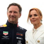 Horner pictured with his wife – former Spice Girl Geri Halliwell