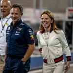 Geri Halliwell knew of the female employee at the centre of her husband Christian Horner’s texting scandal