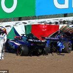 Daniel Ricciardo crashed out of the Japanese Grand Prix on Sunday